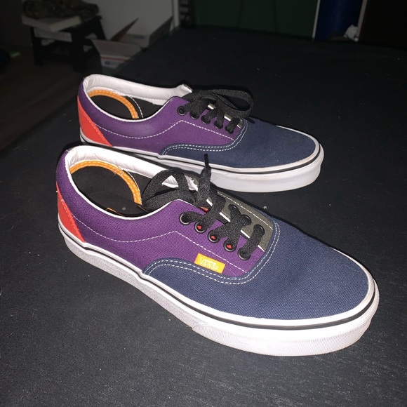 Vans Old Skool Low Top Color Block Shoes - Picture 3 of 6